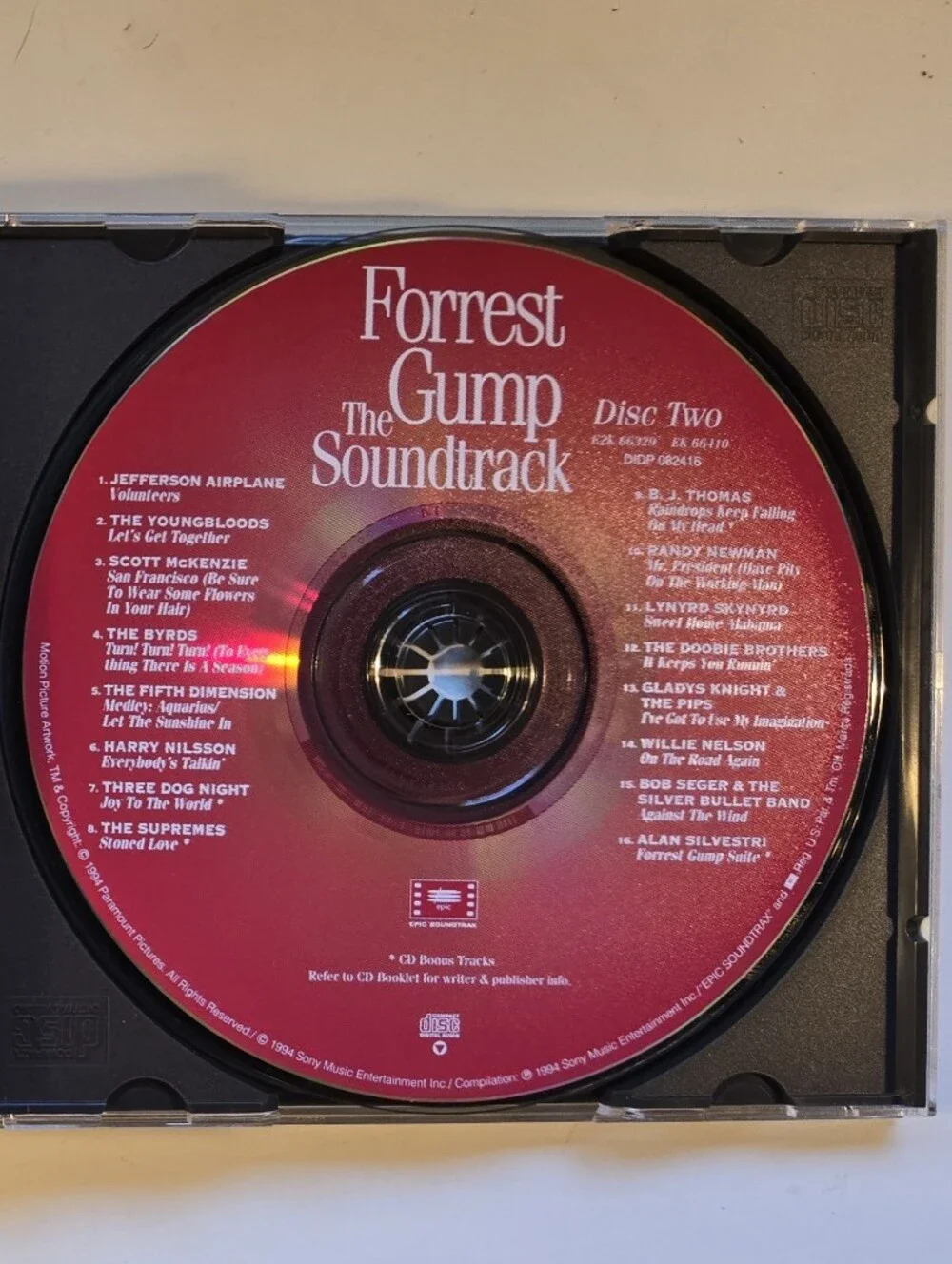 Forrest Gump The Soundtrack 32 American Classic Songs on 2 CDs